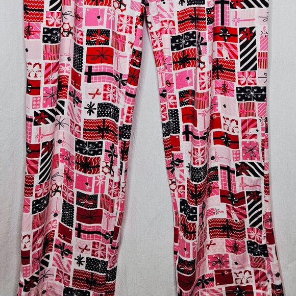 Kate Spade Holiday Gift Print Pajama Set Women's Long Sleeve Top & Pants Medium - Picture 9 of 12